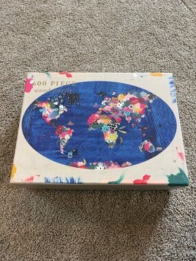 NIB Anthropologie x Nikki Cade Studio Wooden Puzzle